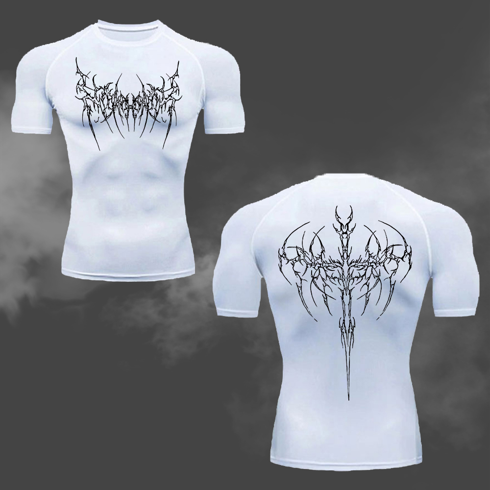 Cycling Commute Training - Camiseta de compresión para hombre con