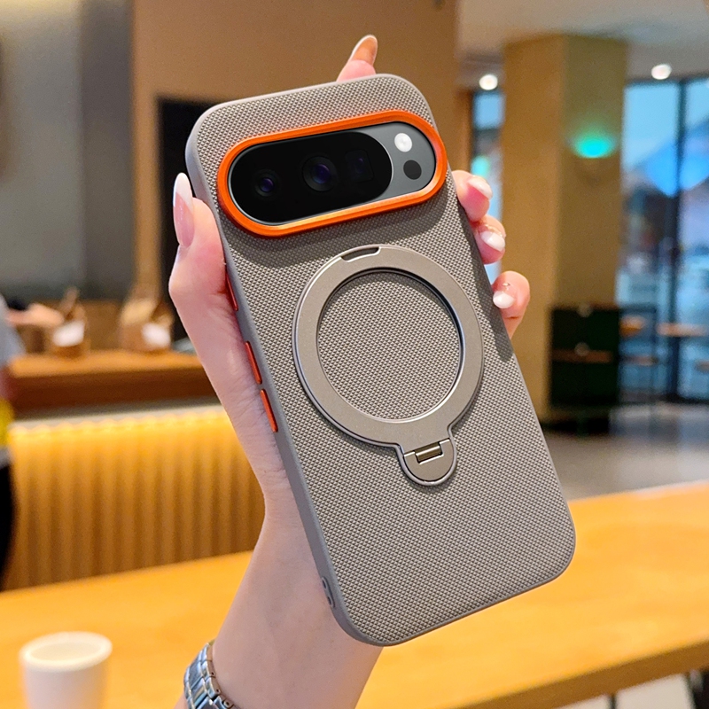 Kickstand Adjustable - Funda Magnética Texturizada con Soporte Giratorio