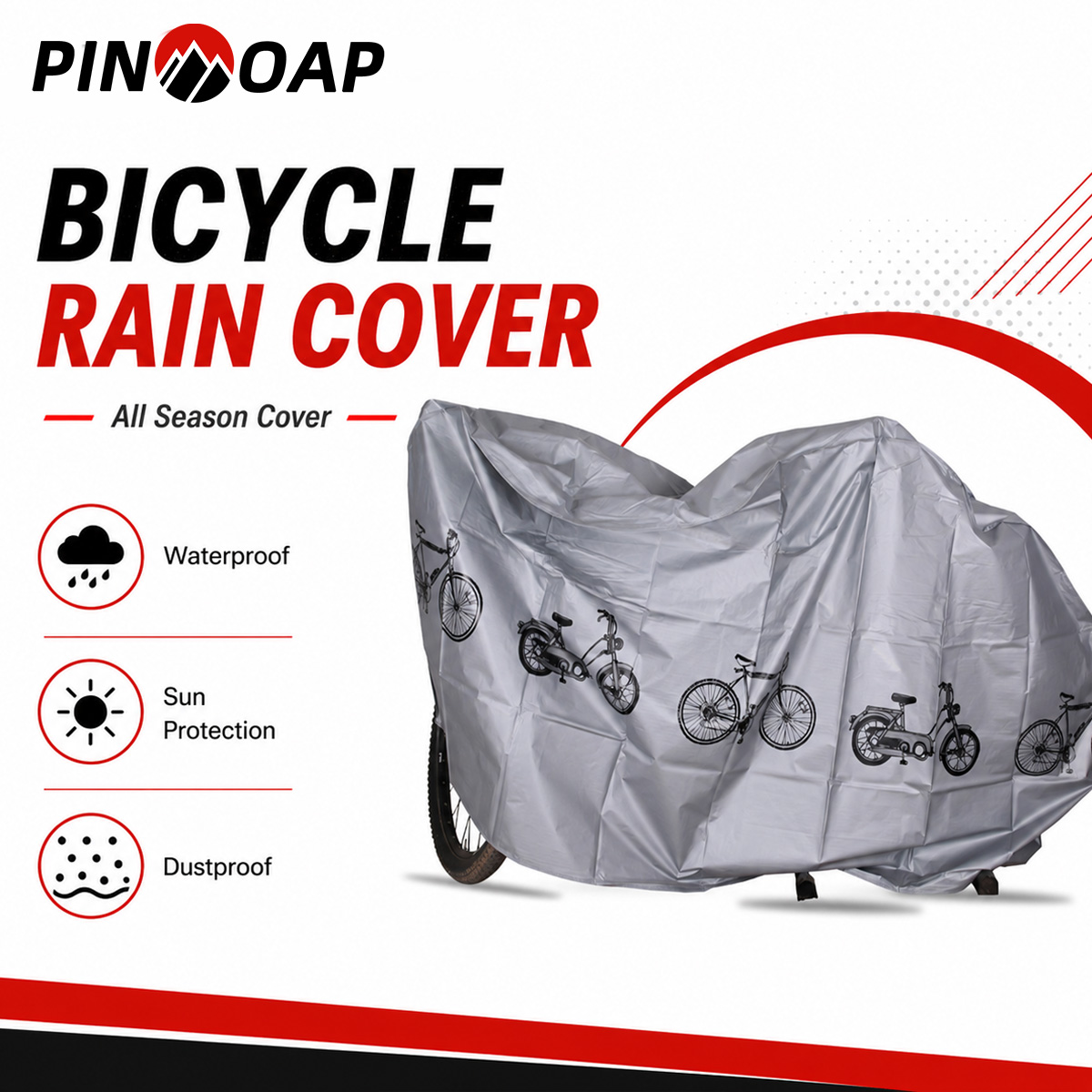 Cycling Commuter Bag - PINMOAP - Funda impermeable universal para