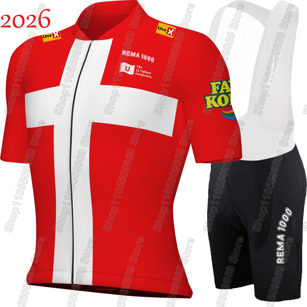 Cycling Commuter Clothing - Conjunto de Jersey de Ciclismo Denmark