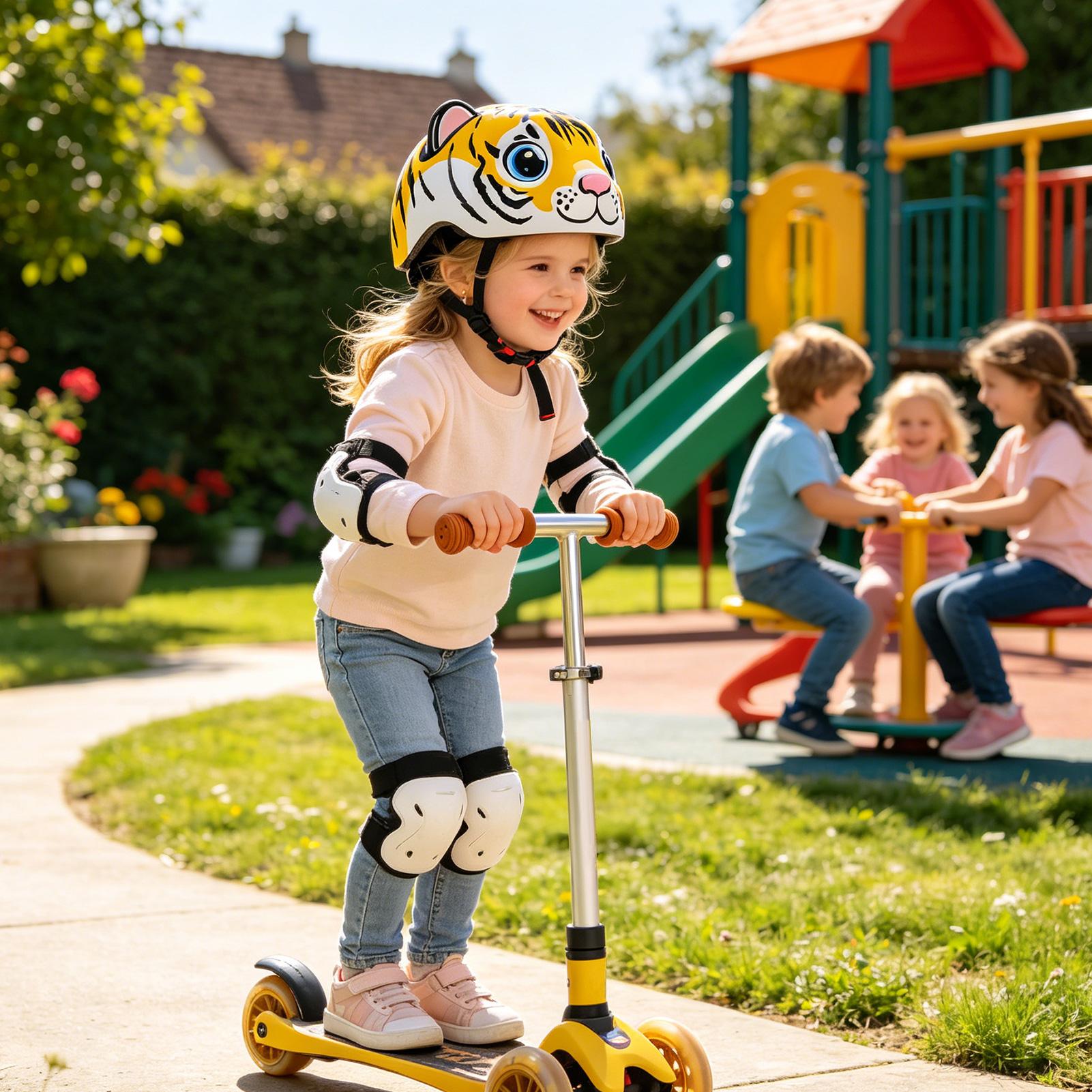 Cycling Commute Gear - Casco para niños con diseño de