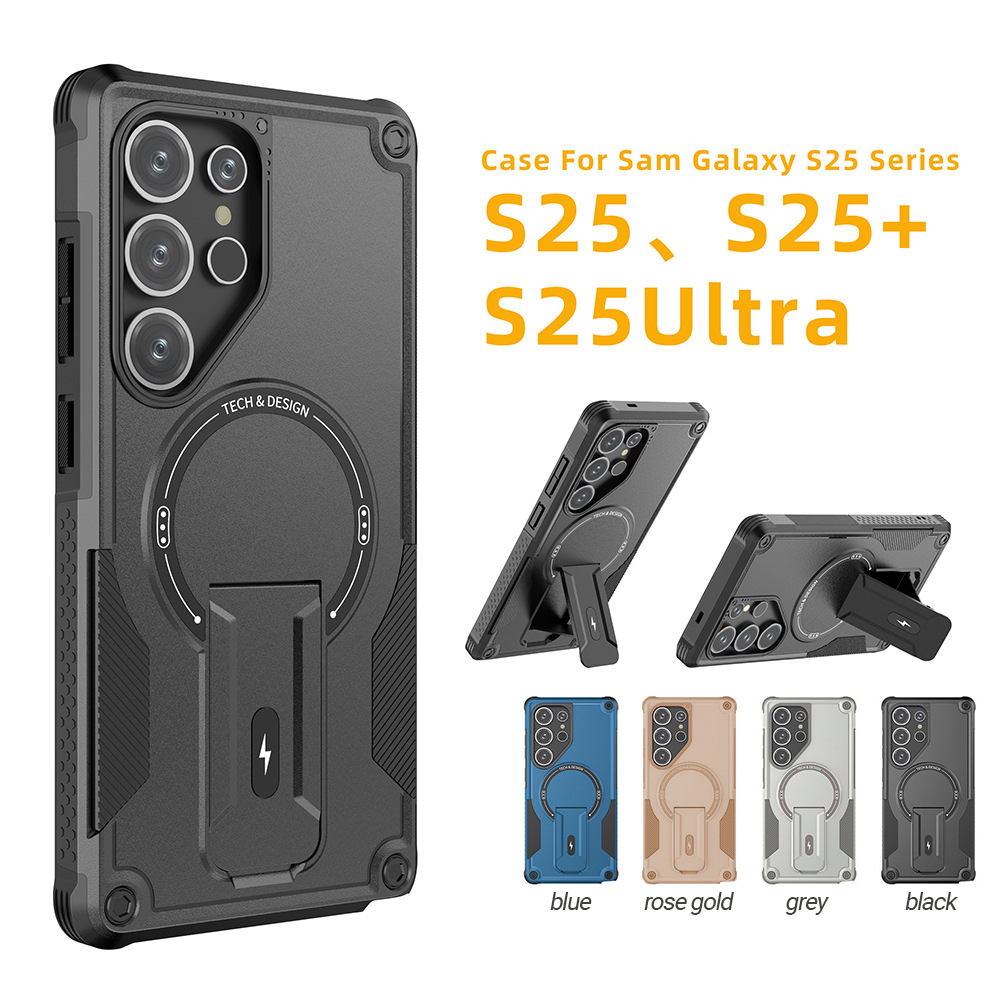 Kickstand Adjustable - Funda de teléfono con soporte magnético