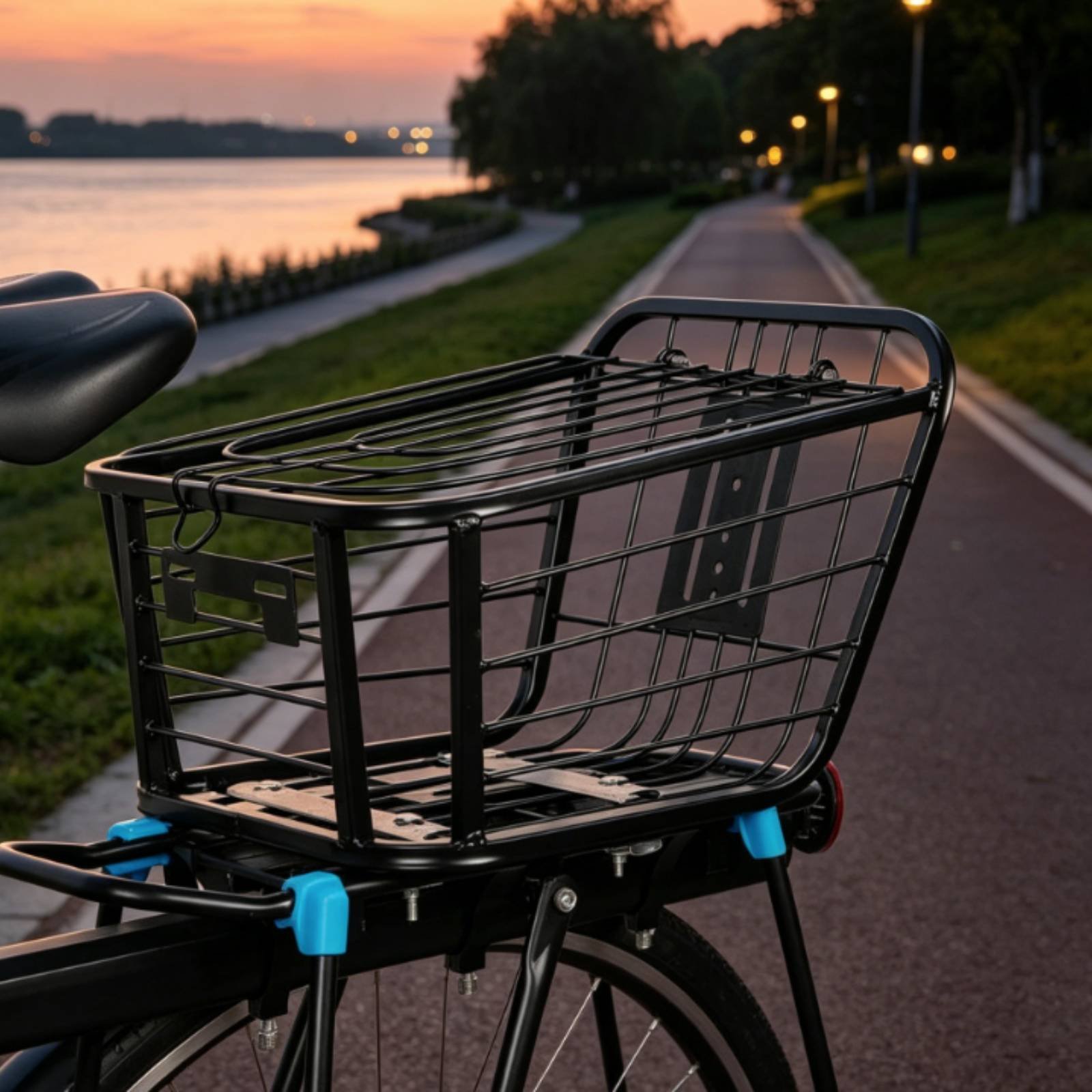 Cesta trasera plegable para bi - Commuter Cycling reseña y precio
