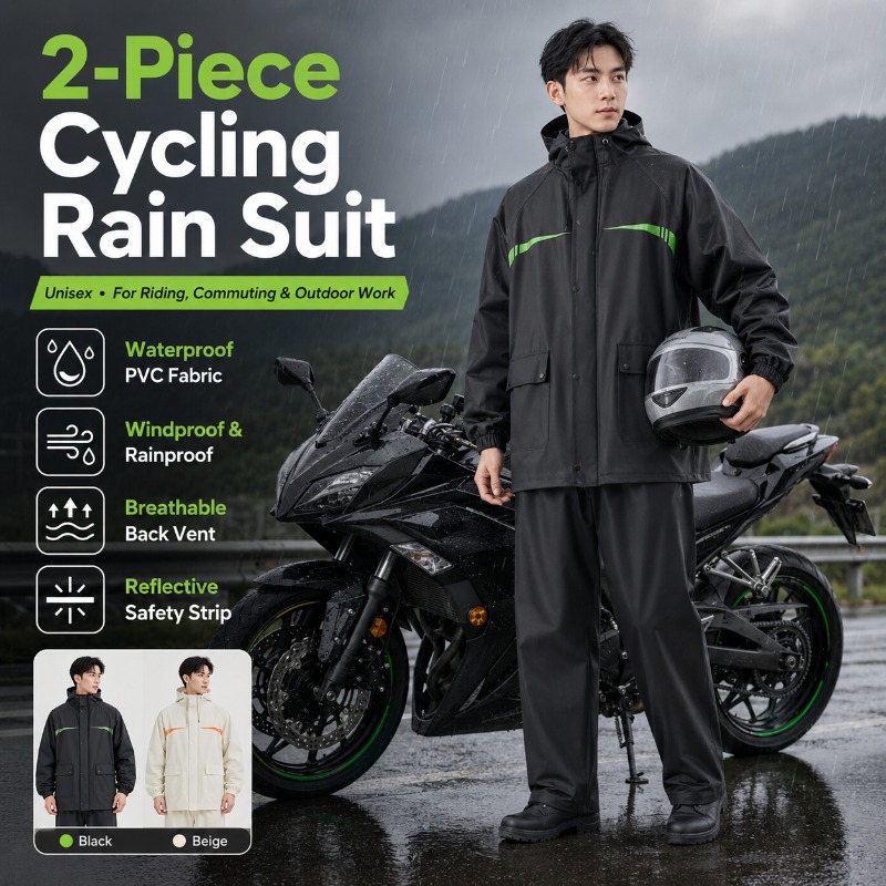 Traje Impermeable de Ciclismo  - Cycling Commute Rain reseña y precio