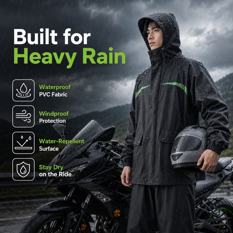Traje Impermeable de Ciclismo  - Cycling Commute Rain reseña y precio