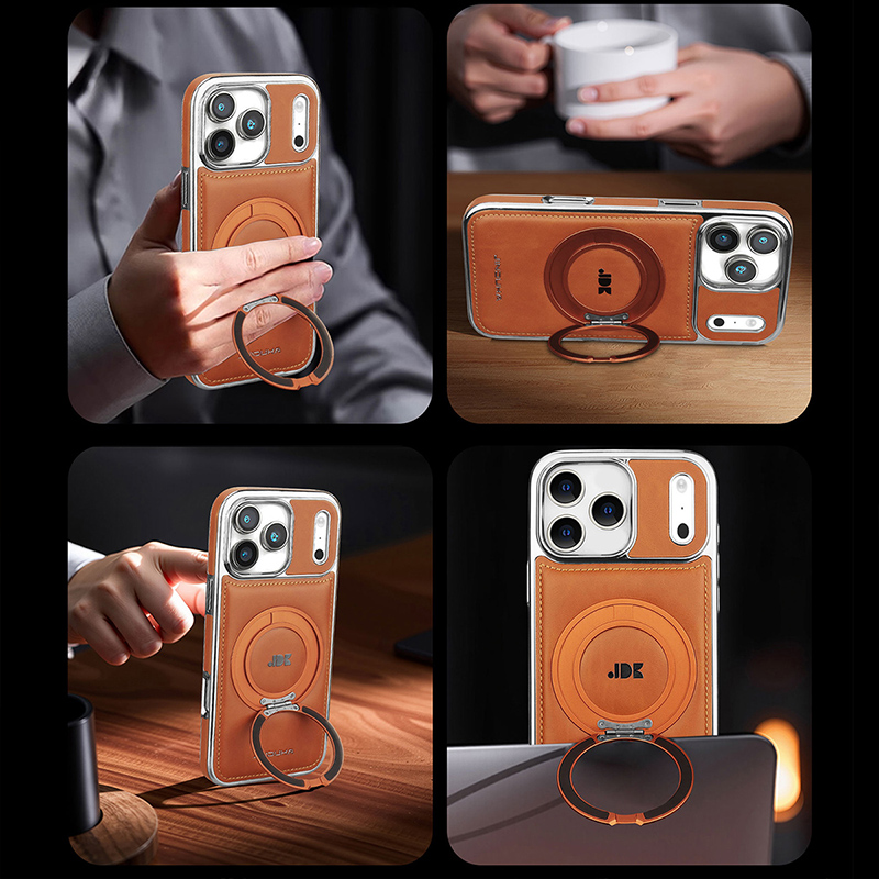 Funda de teléfono de cuero con - Kickstand Adjustable reseña y precio