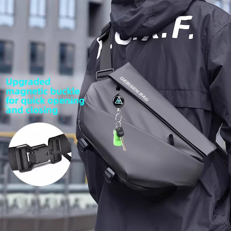 Bolso cruzado con hebilla magn - Cycling Commuter Bag reseña y precio
